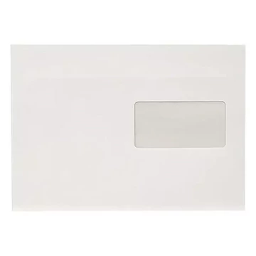 Boríték GPV LC/5 szilikonos bélésnyomott 162x229mm jobb ablakos 35x90 J28A20 500 darabos