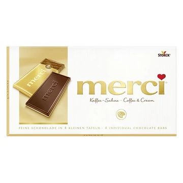 Csokoládé MERCI Kávés-Tejszínes 100 g