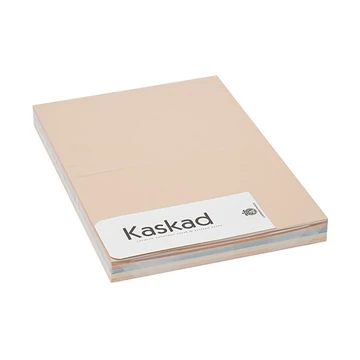 Dekorációs karton KASKAD A/4 2 oldalas 160 g pasztell vegyes színek 5x25 íves
