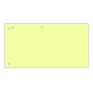 Elválasztócsík DONAU 105x235 mm karton sárga 100 darabos