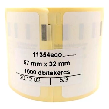 Etikett DYMO Label Writer 32x57 mm 1000 darabos
