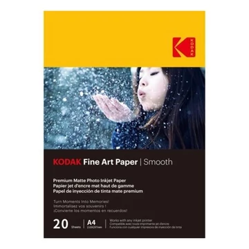 Fotópapír KODAK Fine Art Smooth A/4 230 g 20 íves