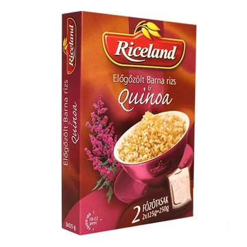 Főzőtasakos rizs és quinoa RICELAND előgőzölt 2x125 g