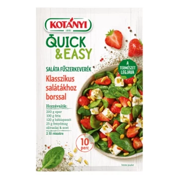 Fűszerkeverék KOTÁNYI Quick&Easy klasszikus salátákhoz borssal 20 g