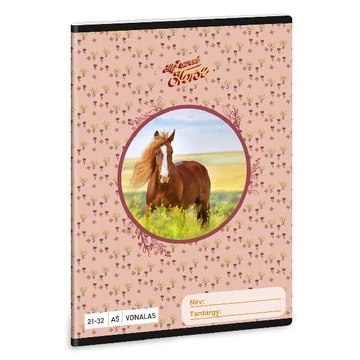 Füzet vonalas ARS UNA A/5 32 lapos 21-32 4-8. osztályos My Sweet Horse