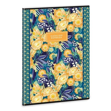 Füzet kockás ARS UNA A/4 40 lapos Extra kapcsos Catalina Estrada Parrot Tropical