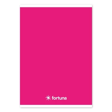 Füzet vonalas FORTUNA Monocolor A/5 32 lapos magenta