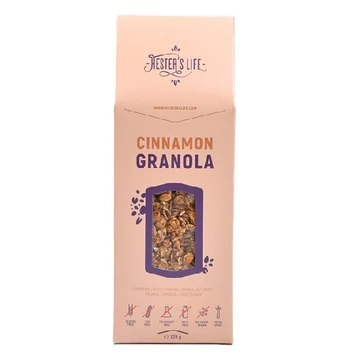 Granola HESTER’S Cinnamon fahéjas 320 g