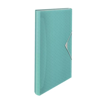 Harmónika mappa ESSELTE Colour Breeze A/4 PP 6 rekeszes kék