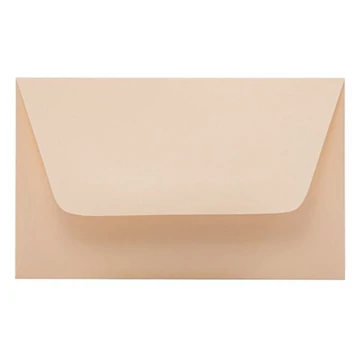 Névjegyboríték színes KASKAD enyvezett 70x105mm 13 krém 50 darabos