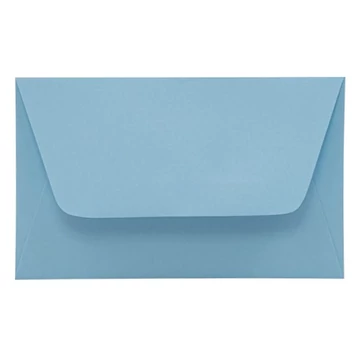 Névjegyboríték színes KASKAD enyvezett 70x105mm 75 kék 50 darabos