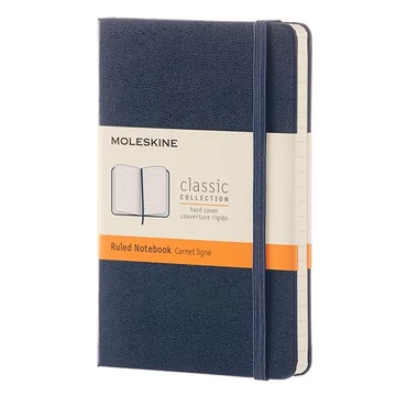 Notesz vonalas MOLESKINE MM710B20 "P" keményfedeles zafírkék