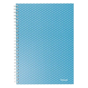 Spirálfüzet kockás ESSELTE A/5 80 lapos Colour Breeze kék