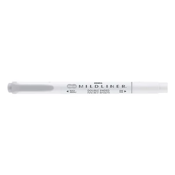Szövegkiemelő kétvégű ZEBRA Mildliner cool & refined 1,4-4,0 mm szürke