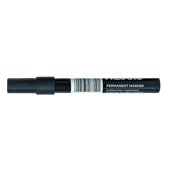 Alkoholos marker NEBULO 233-S kerek fekete