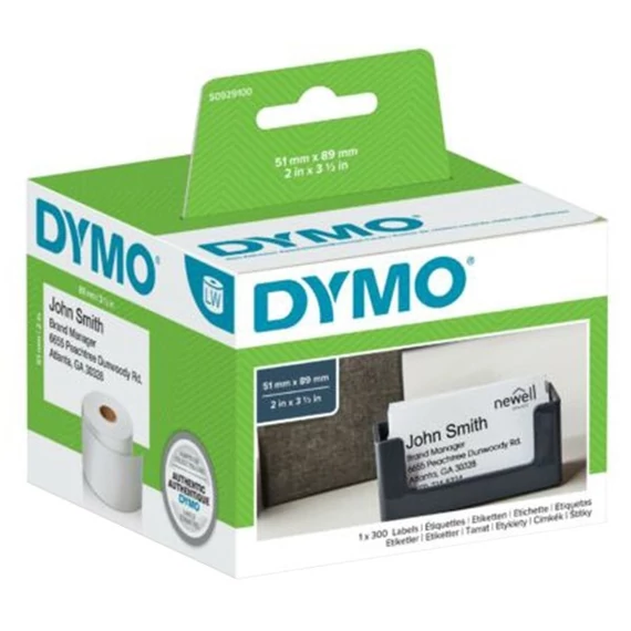 Etikett DYMO Label Writer 51x89 mm 300 darabos