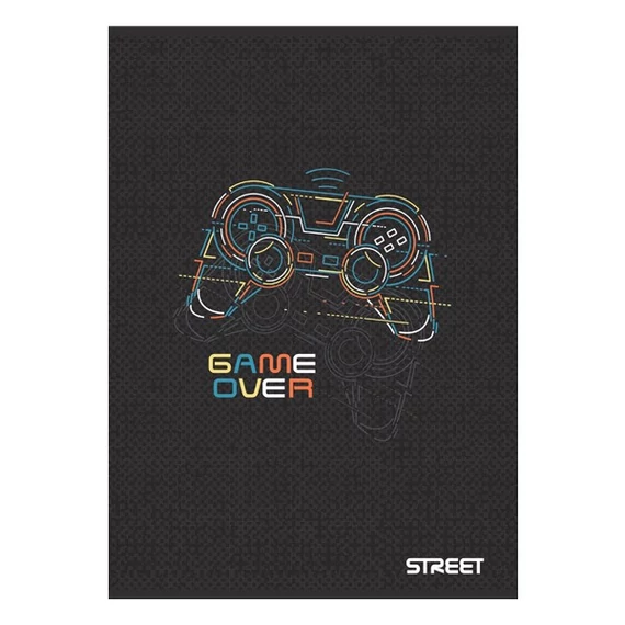 Füzet kockás STREET A/4 54 lapos Gaming