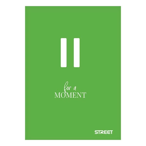 Füzet vonalas STREET A/4 42 lapos PP Neon