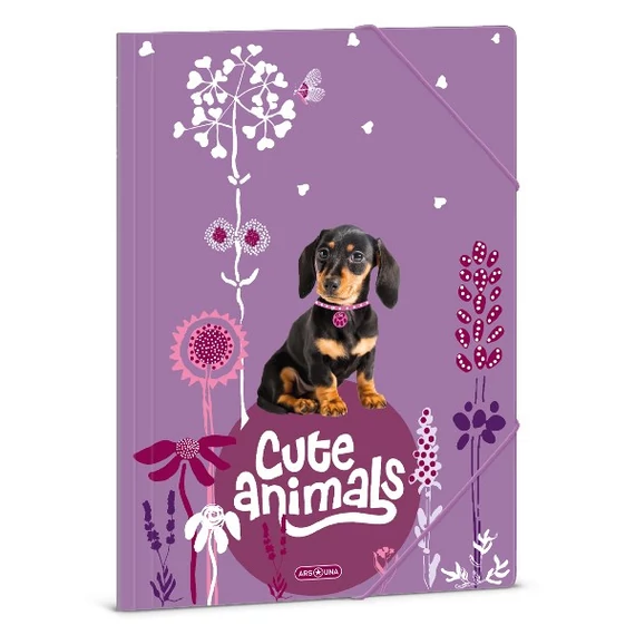 Gumis mappa ARS UNA A/4 Cute Animals-Puppy