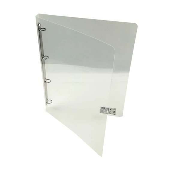 Gyűrűskönyv A/4 20 mm 4 gyűrű átlátszó fehér