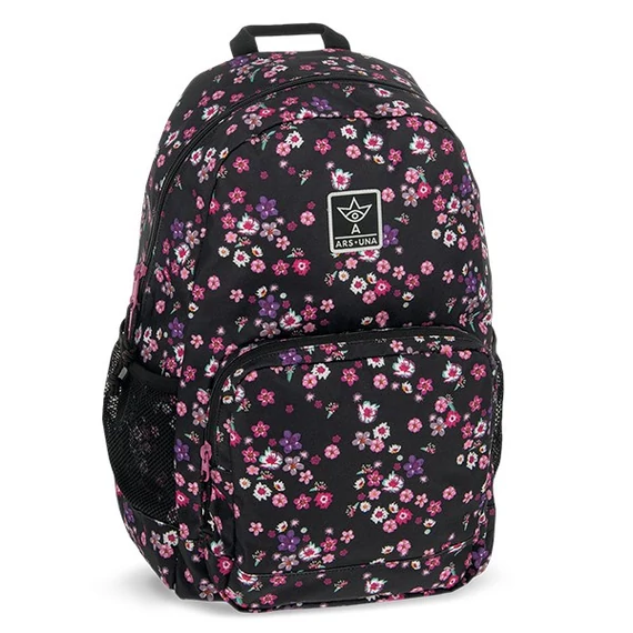 Hátizsák iskolai ARS UNA AU-14 Pearl Blossom Black