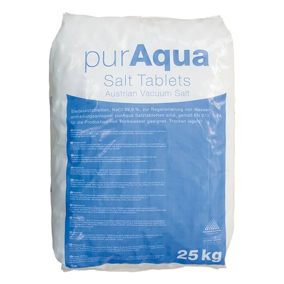 Mosogatógép tisztító sótabletta CLEAN CENTER PurAqua 25 kg