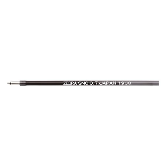 Tollbetét golyós ZEBRA SNC 0,7 mm fekete