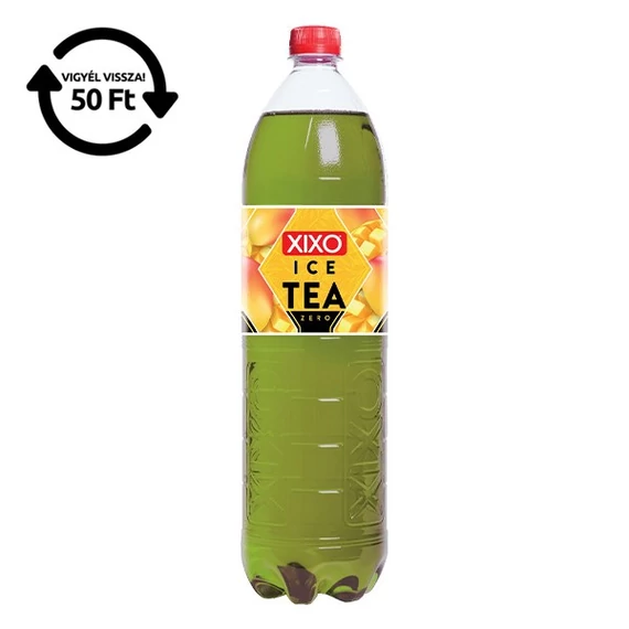 Üdítőital szénsavmentes XIXO zöld tea mango zero 1,5L DRS
