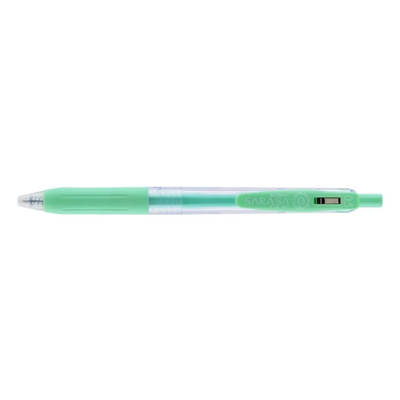 Zseléstoll ZEBRA Sarasa Clip Milk nyomógombos 0,5 mm pasztell zöld